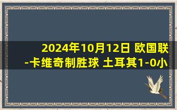 2024年10月12日 欧国联-卡维奇制胜球 土耳其1-0小胜黑山